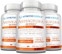 Godkendte Science Ashwagandha 1500mg med Bioperine ® og Gingers - Boost Mood & Energy - 60 Veganske venlige kapsler (3 flasker)
