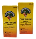 2 Cherifer Syrup Chlorella vækstfaktor, Taurine & Lysin 240ml hver