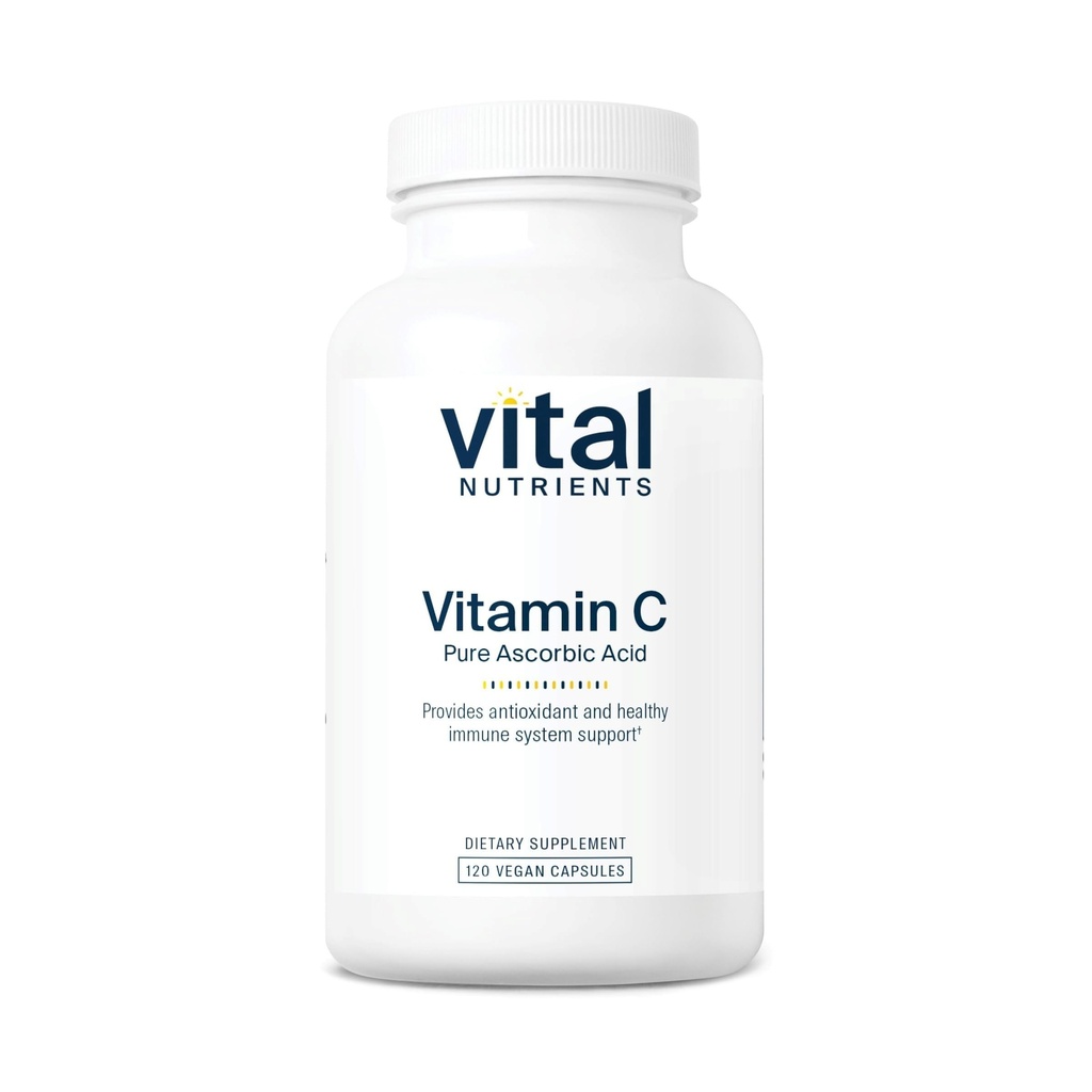 Vital Nutrients Vitamin C 1000mg (100% Pure Ascorbic Acid)