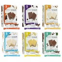 Power Crunch Protein Wafer Bars, Variety Pack, i 6 Arme 1.4 Ounce Bars (30 Greve). Høj protein snacks med lækker smag