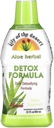 Lily af ørkenen Aloe Vera Herbal Detox Formel - Aloe Vera Juice med mælk tidsel, Slippery Elm, Burdock Root, Mælkebøtte Root, og Echinacea for Gut sundhed, leverstøtte, og Wellness, 32 Oz