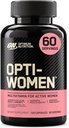 Optimum Nutrition Opti-Women, Vitamin C, Zinc and Vitamin D for Immune Support Womens Daily Multivitamin Supplement with Iron, Capsules, 120 Count