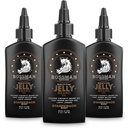 Bossman Jelly Beard Oil til mænd 3 Pack (12 oz i alt, Stagecoach Duft) - Softens, Fugt & Betingelser med naturlige ingredienser