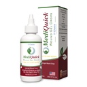MediQuick Skin & Wound Care Hydrogel Drops - Quick Healing Førstehjælp Drops med 12 Timer Handling til Heal Cuts, Burns, Inflammation, Udslæt, Itch, Eczema & Mere - Safe Way Wash med No-Sting - 4 Fl Oz