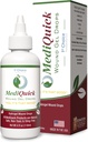 MediQuick Skin & Wound Care Hydrogel Drops - Quick Healing First Aid Drops with 12 Hours Action to Heal Cuts, Burns, Inflammation, Rash, Itch, Eczema & More - Safe Wound Wash with No-Sting - 4 Fl Oz