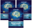 NANOWELL Neuroxall Brain Health Supplement for Enhanced Cognitive Function and Mental Clarity, Astaxanthin, Ginkgo Biloba Extract, Antioxidant - 60 Softgels X 3 bokse til 3 måneder (180 Greve)
