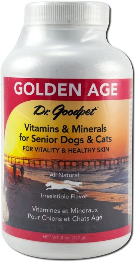 Dr. Goodpet Golden Age Alle naturlige potent Multi- Vitamin / Mineral pulver til voksne hunde & katte
