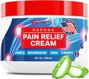 Smerte Relief Cream med Arnica, Magnesium, MSM & Gurkemeje (4 FL Oz) - Natural lindrende Relief Cream til Joints & Sore Muskler - Non Greasy Pain Relief
