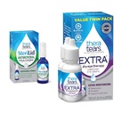 TheraTears Extra Dry Eye Therapy Smøremiddel øjendråber til tørre øjne, 0,5 fl oz flaske, 2 Grev & SteriLid Eyelid Cleaner og Ansigtsvask, for irriterede øjne, 2 fl oz Spray