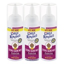 Little Remedies Steril Baby Saline Nasal Mist, Safe for Newborns to Relieve Stuffy and Try Noses, 3 Fl Oz, Pack of 3