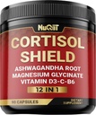 12in1 Cortisol Shield - Ashwagandha og Magnesium & 10 Mere - 90 Kapsler