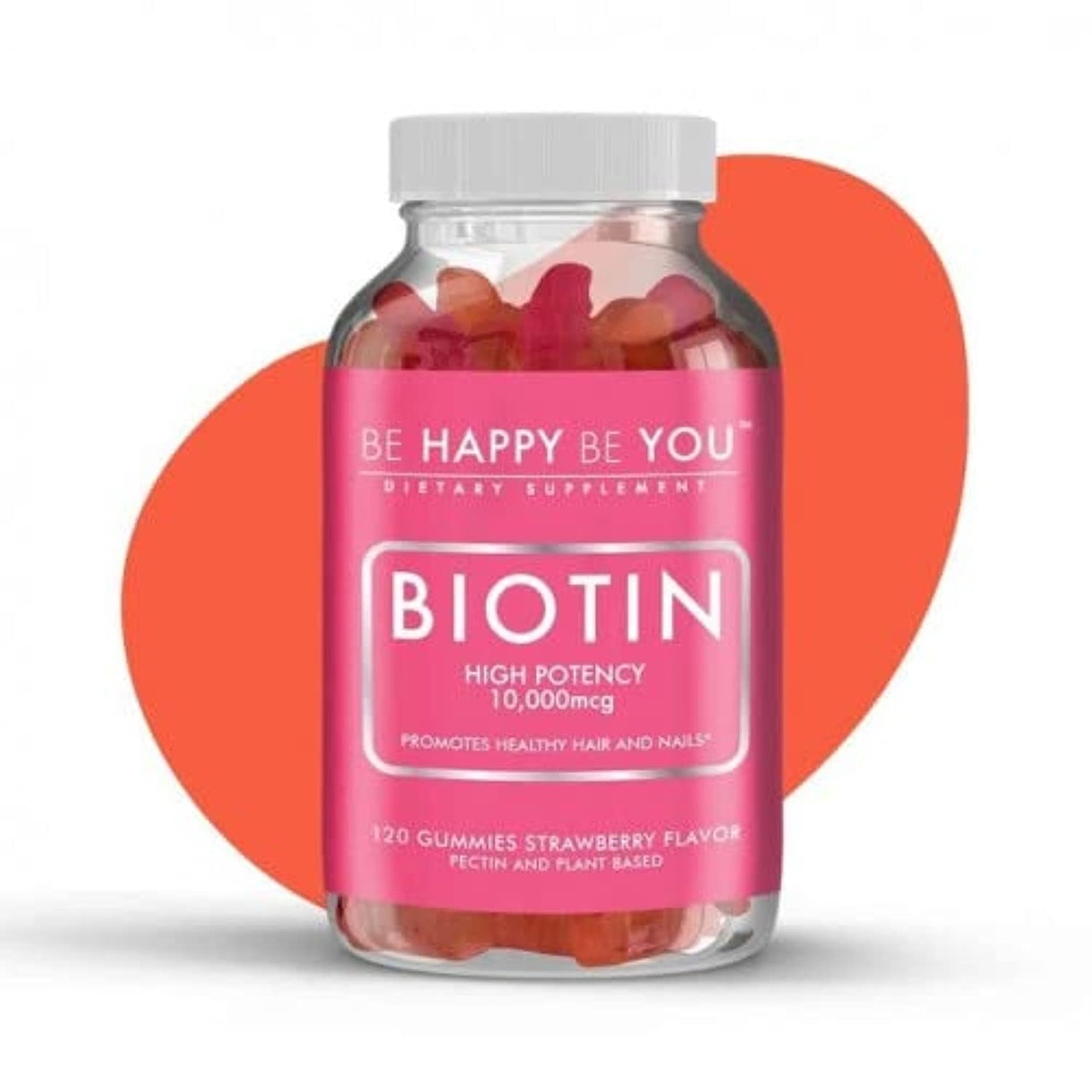 Biotin, be happy be you, 120,0 Greve, (pakke med 1)