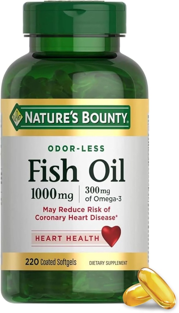 Nature 's Bounty Fish Oil, 220 Greve