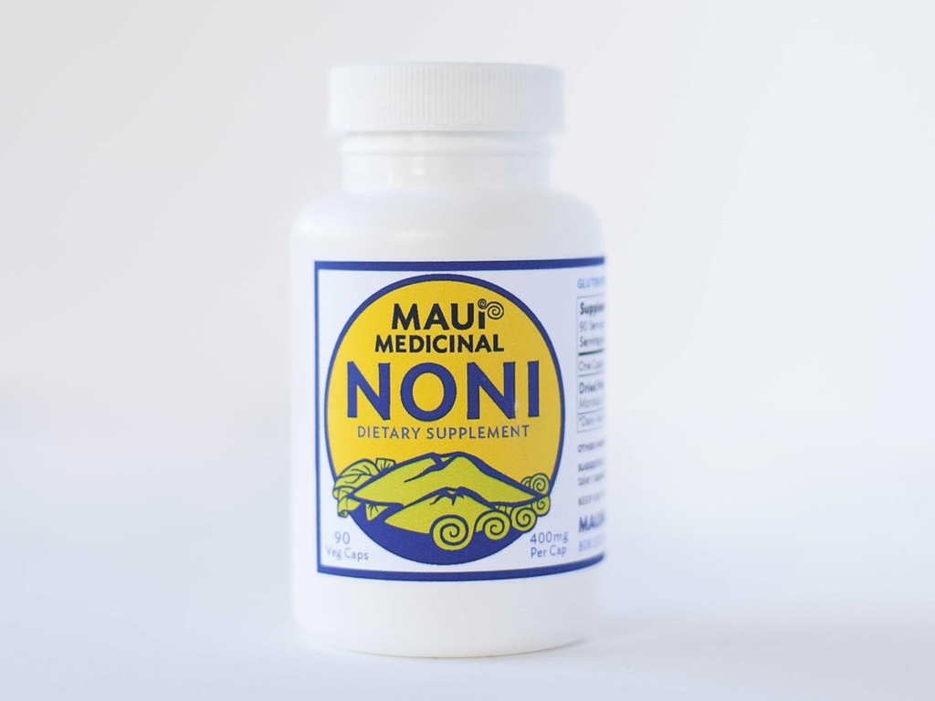Kona Noni 90 Vcaps 400mg per kapsel Økologisk hele frugt