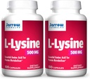 Jarrow Formulas L- Lysin, assists in Protein Metabolisme, 500 Mg, 100 Count (pakke med 2)