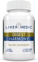 Typiske Harmony Pure fordøjelsesenzymer for Gut Sundhed for kvinder & mænd, Papaya enzymer til fordøjelse, Eases Bloating & Mave ubehag, Unflavored, 120 kapsler