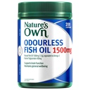 Naturens egen Omega 3 høj styrke Lugtfri Fish Oil 1500 MG X 200 Caps