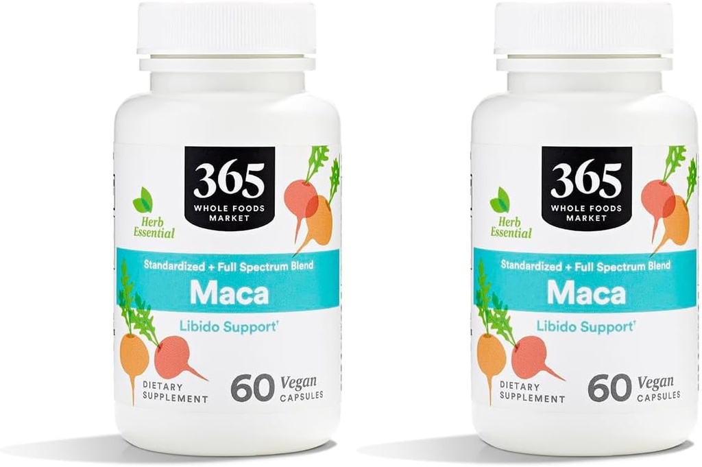 365 af Whole Foods Market Maca, 60 CT (pakke med 2)