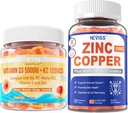 NEVISS D3 5000IE + K2 (MK- 7) 120mcg + Gummier af zink