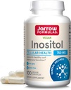 Jarrow Formulas ® Inositol 750 mg, Kosttilskud, Leverstøtte til cellular sundhed og generel wellness, 100 Veggie kapsler, Op til en 100 dages forsyning