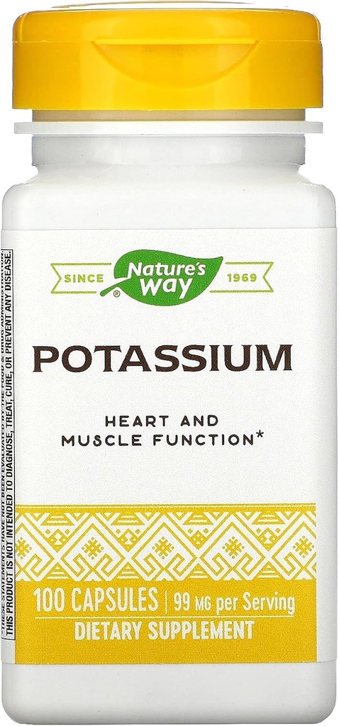 Nature 's Way Kalium Complex, 100 Caps