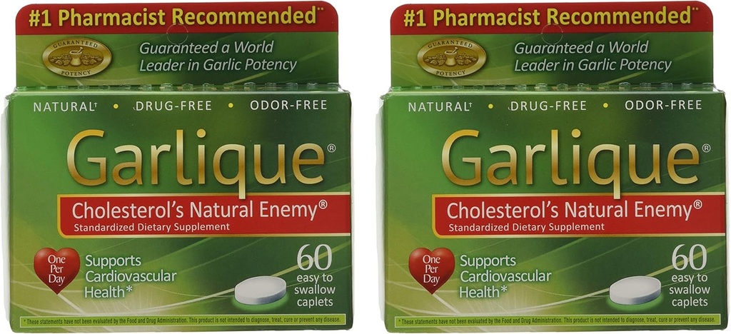 Garlique Caplets 60 tabletter (60 greve (pakke med 2))