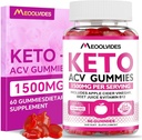 Keto ACV Gummies - Apple Cider Vincils med B6 & B12, Vegan, Gelatin- Free, Keto Support, Detox Cleanse, Non- GMO, for mænd og kvinder, 60 Greve