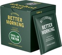 Betterbrand BetterMorning All- Natural Ingredients Ingredients inclusive DHM Measures 124; Prevents Heaaches & Kvalme og støtter leverstøtte Measures 124; Gluten- Free, Vegetarian (10x Single Serving Packets)