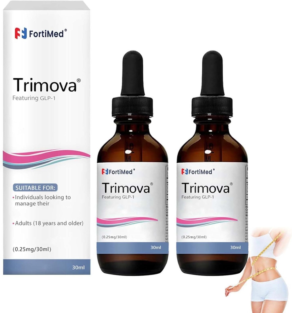 BKX Trimova dråber, Vitamin dråber til mænd og kvinder, naturlige Vitamin til mænd og kvinder (2Pcs)