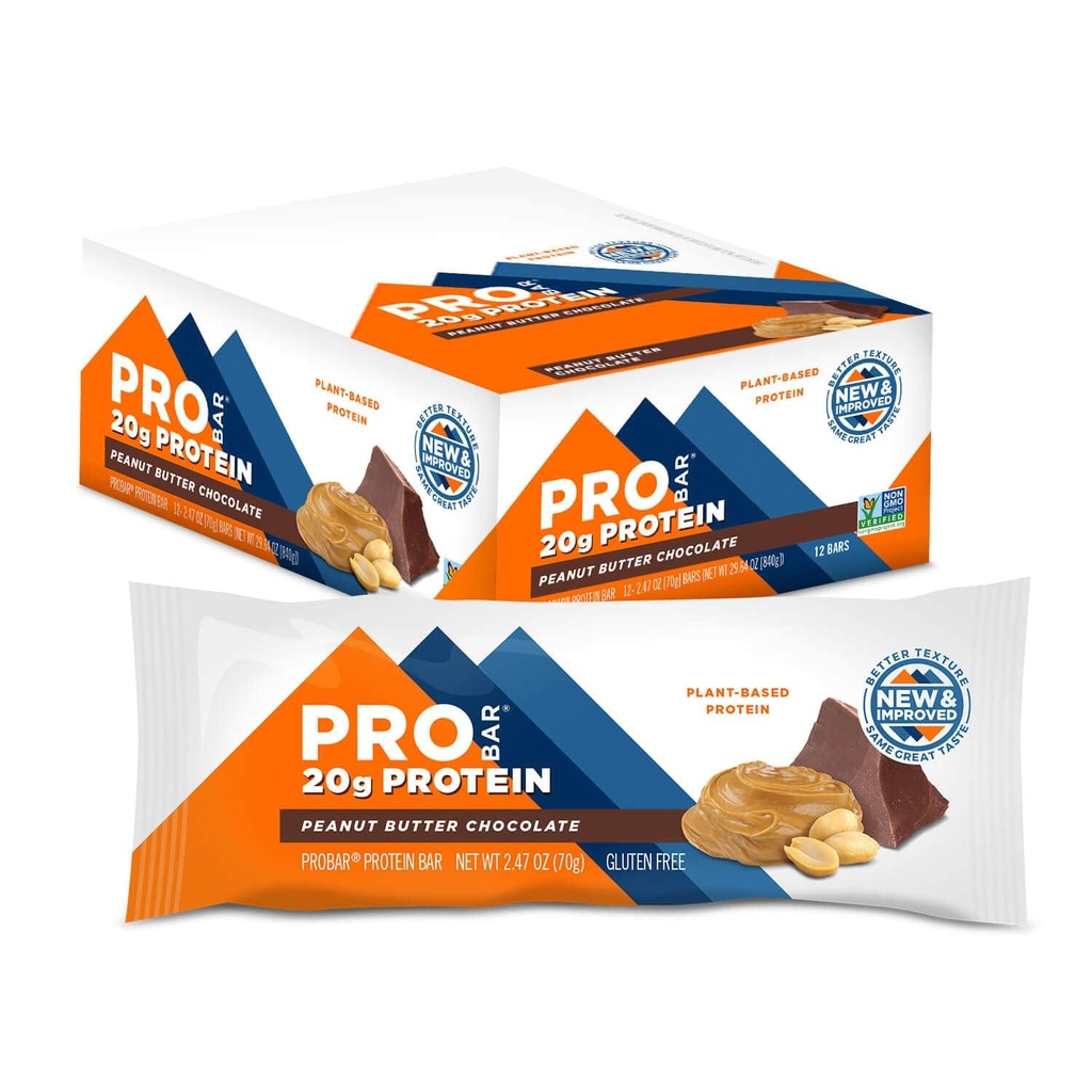 Probar Protein Bar - 12-Pack Chokolade Peanut Butter, One Size