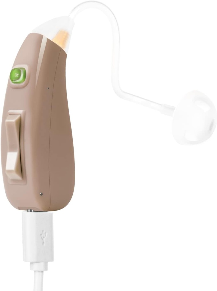 Banglijian Hearing Aid Ziv-201A Rechargeable Digital Noise Cancelling Small Size (Fit to Either Ear)