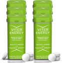 Viter Energy 40mg koffein mints - Sugar Free, B Vitamin, Vegan, øger hurtig energifyldt Alert Focus, Kaffeined Nootrope Supplement piller (Spearmint Flavor, 20pcs, 6 Pack, 120pcs Total)