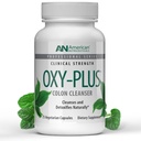Amerikansk Nutrikacin - Oxy- Plus - Colon Cleanse Detox for Relief - Reducerer Heavy Metal - Forstoppelse Relief for kvinder, mænd, voksne - Hurtig skuespil, ingen gas / bloating - 75 kapsler (3-4 uge Supply)