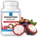 Frysetørret Mangosteen Pericarp kapsler, 1,5 Bedste per servering, 90 Veggie kapsler per flaske, Xanthone Rich