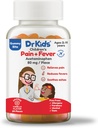 Dr. Kids Children 's Pain and Fever Gummy Bite - Chewable Acetaminophen for Kids Age 2- 11, Præ- Målt Soft Chews for Heache, Sore Throat, Cold and Flu, Orange Vanilla Flavor, 24 Greve (Pack of 1)