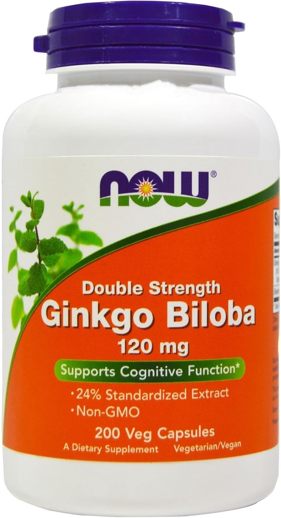 Ginkgo Biloba 120mg 200 VegiCaps (pakke med 2)