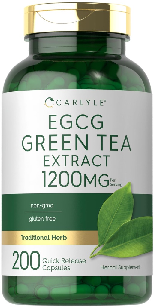 Carlyle EGCG Green Tea Extract Supplement: 124; 1200mg