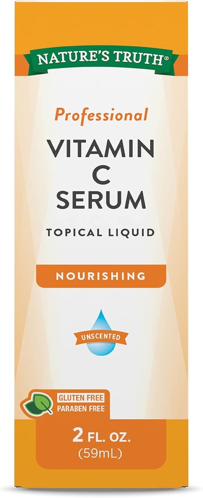 Nature 's Truth Vitamin C Serum 2 oz against 124; olie til ansigt & hud against 124; nærende & uduftende