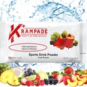 Krampade Anti- Cramping Kalium Erstatning Sports Drink - 2K Fruit Punch Single Serve Farveløs