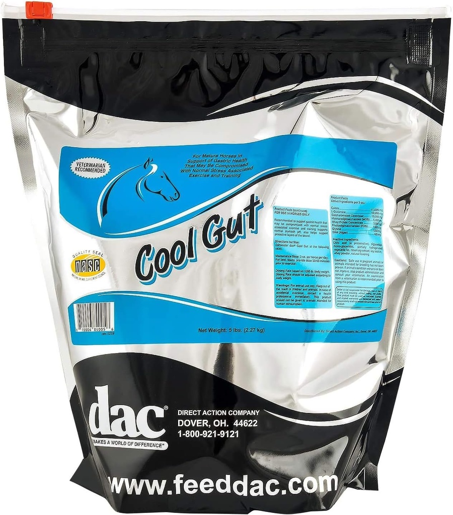 DAC Cool Gut, Ulcer Treatment for Horses, 5 lb