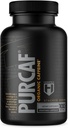 HOSSTILE PurCaf Organic Coffein Capsules, Natural Energy Supplement, No Crash eller Jitters, Pre Workout Focus & Energy, 200mg Per Serving, 100 piller