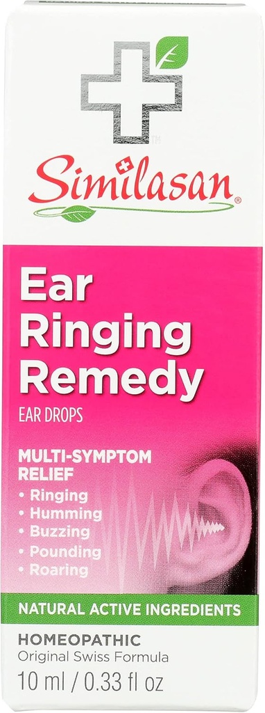 Lighasan Ear Ringing Remedy Ear Drops, Natural, 0,33 Fluid Ounce