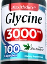 FITO MEDIC'S Glycine Supplement 3000 mg, High Absorption Formula, 100 Capsules