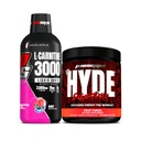 PROSUPPS L- Carnitin 3000 Stimulant Free Liquid Shots (Berry) og Mr. Hyde Signature Series Pre- Workout Energy Poweded Drink (Fruit Punch) Bundle