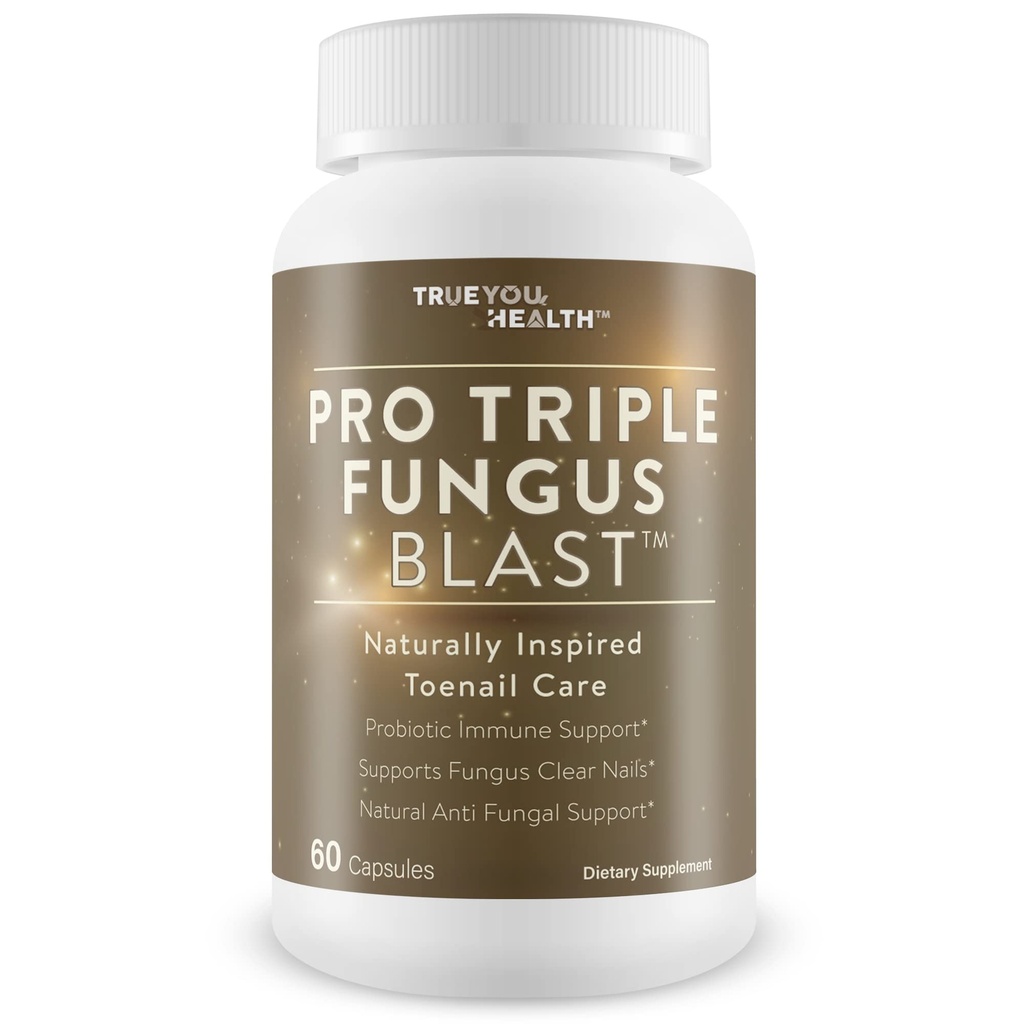 Pro Triple svamp blast - Probiotisk svamp fighter - Sundhedsstøtte til støtte for naturlig hæmning af Toe Nail & Foot svamp - Hjælp Clear Nails & Feet & Hold dem klar med regelmæssig sundhedsstøtte