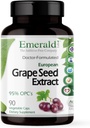 EMERALD LABS European Grape Seed Extract - Antioxidant & immun Support - Understøtter sund blodgennemstrømning - 90 Vegetabilske kapsler (90- Day Supply)