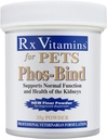 Rx Vitaminer Phos- Bind - Nyre Support Powder - Fosfat Binder til katte & Hunde til Nyre Sundhed - Understøtter normal Nyre Rengøring og essentiel Nyrepleje - 35g
