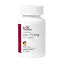 Bariatric Advantage Chewable Iron 29 mg - for Bariatric Kirurgi Patienter - Jern med C-vitamin - Ingen jernsmag - Ferrofumat & Carbonyl Iron Supplement - Passionsfrugt - 90 Tæl