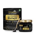 Pure Shilajit Resin 124; Mest Potent Shilajit fra Indien, Gold Grade for Mænd & Kvinder, 75 Servering for Energy Boost, 85 + Trace Minerals, 77% Fulvic Acid, Lab Testet, 30g