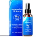 Magnesium Oil Spray, Magnesium Oil Skin & Body Extra Strength, 60Ml Pure Magnesium Chlorid Oil Spray, Organic Natural Magnesium Spray, Let at Absorb og Brug
